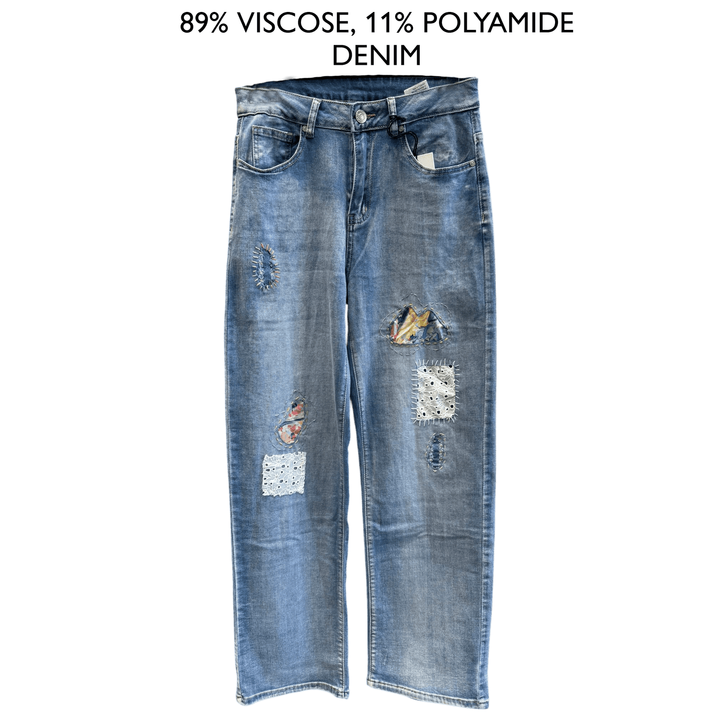 DANNI PATCH EMB JEANS