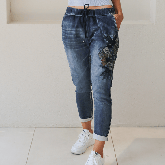 ORELIA EMB JEANS