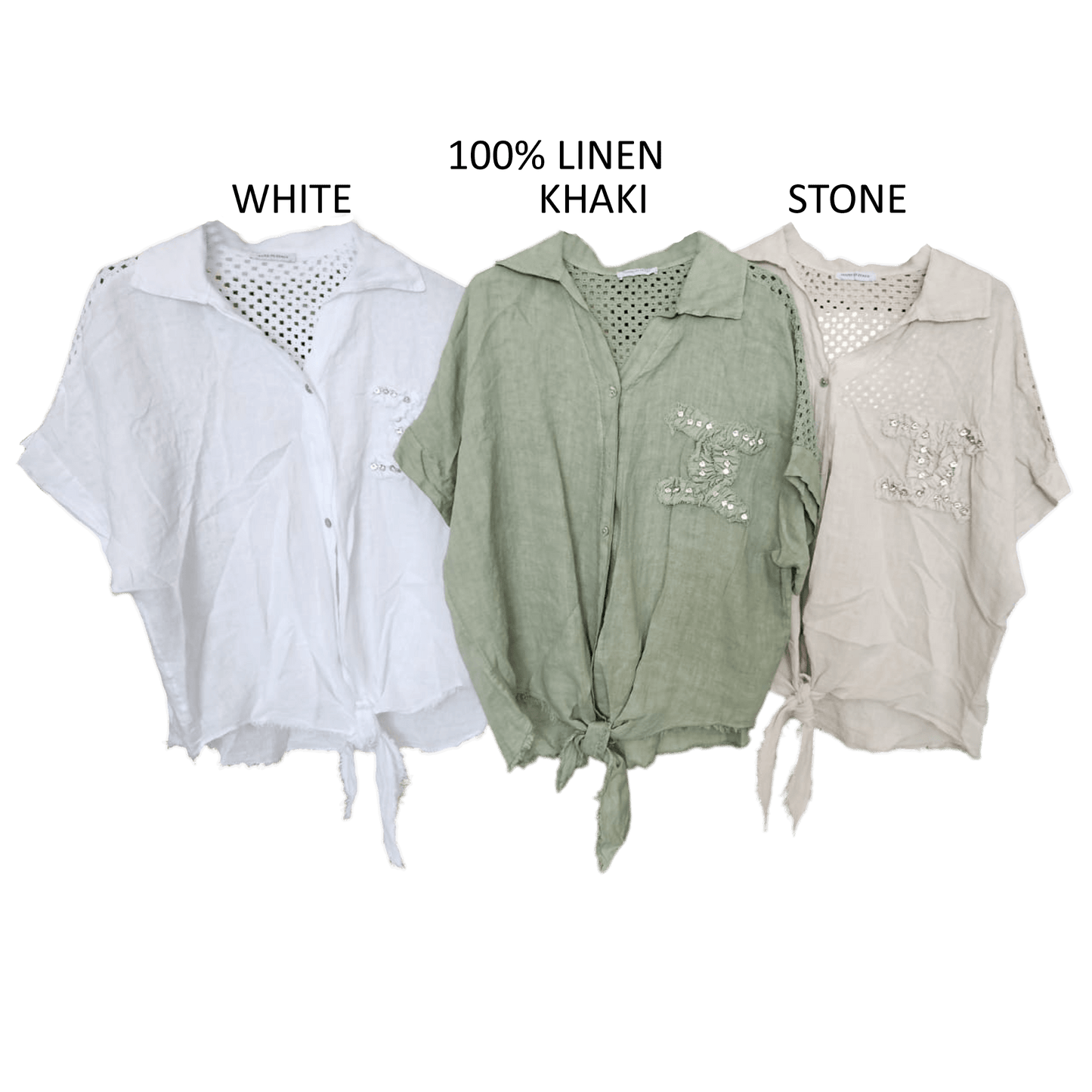 DOLCE LINEN BUTTON UP SHIRT