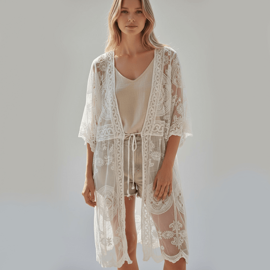 RHAE LACE COTTON MIX JACKET