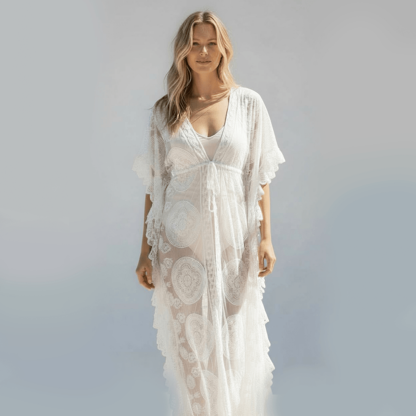 HESTIA LACE COTTON MIX JACKET