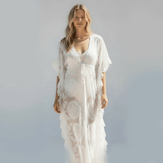 HESTIA LACE COTTON MIX JACKET