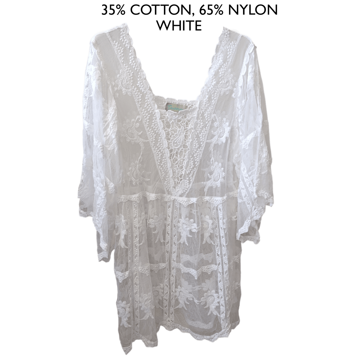 ELSE LACE COTTON MIX DRESS