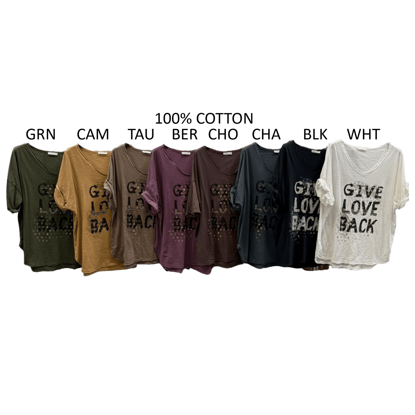 DONELLA COTTON GIVE LOVE TOP