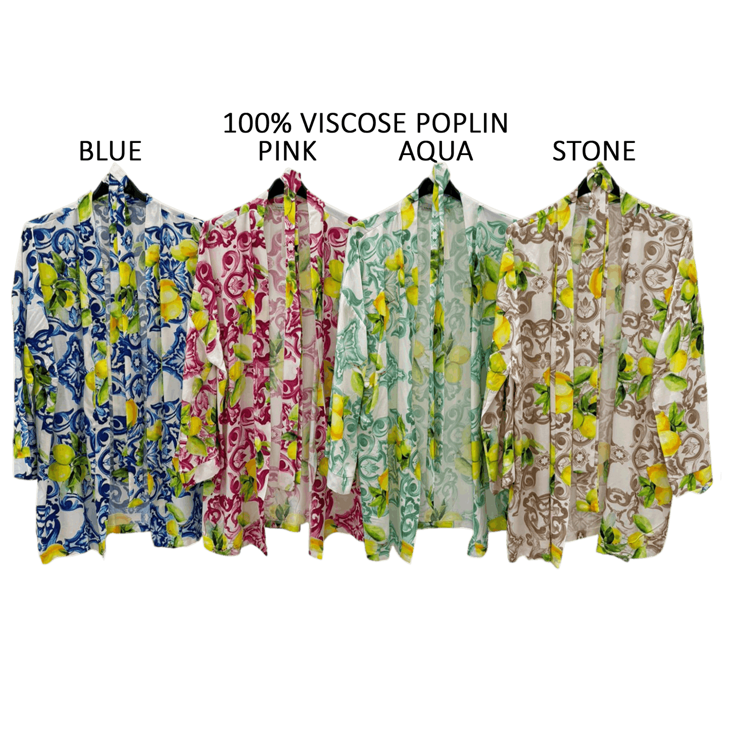 EULALIE SOFT VISCOSE KIMONO JACKET
