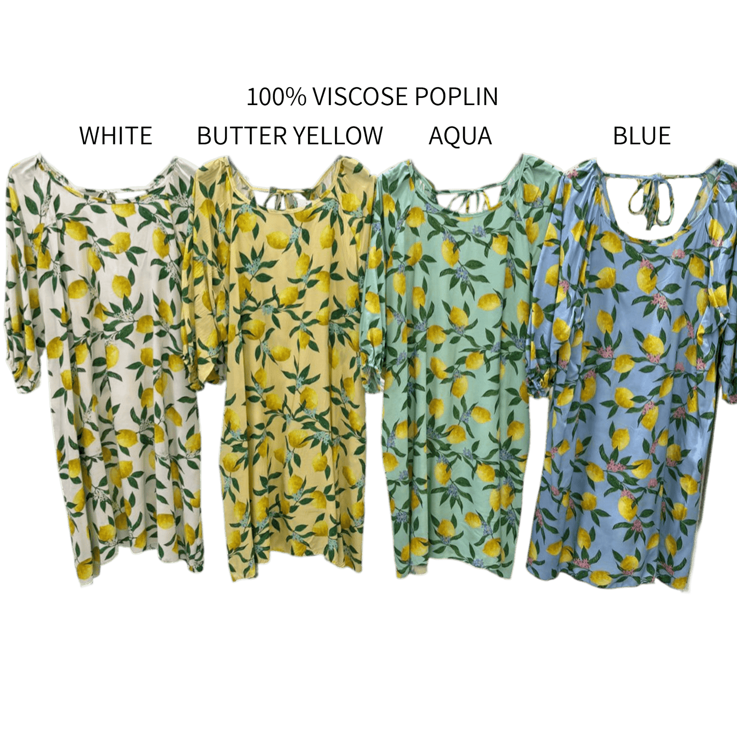 WISTERIA SOFT VISCOSE PUFF SLEEVE DRESS PACK
