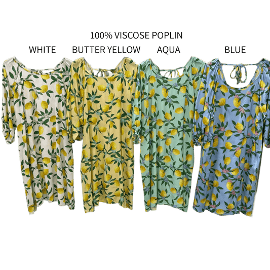 WISTERIA SOFT VISCOSE PUFF SLEEVE DRESS PACK