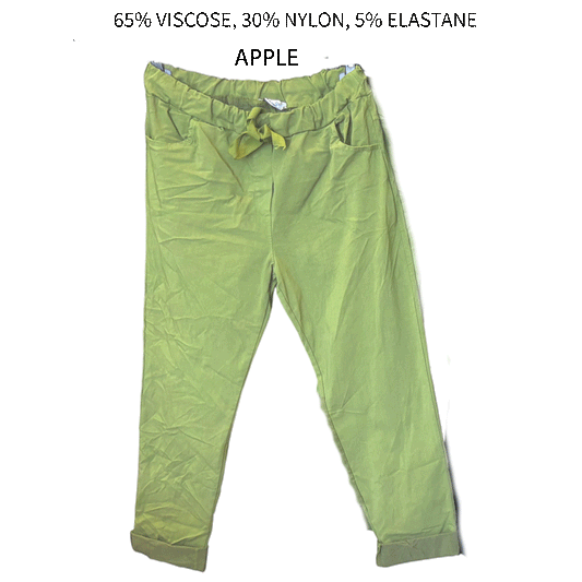 ALBA REGULAR COTTON ELASTANE PANTS