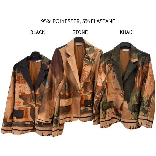 MACI LANDSCAPE PRINT JACKET