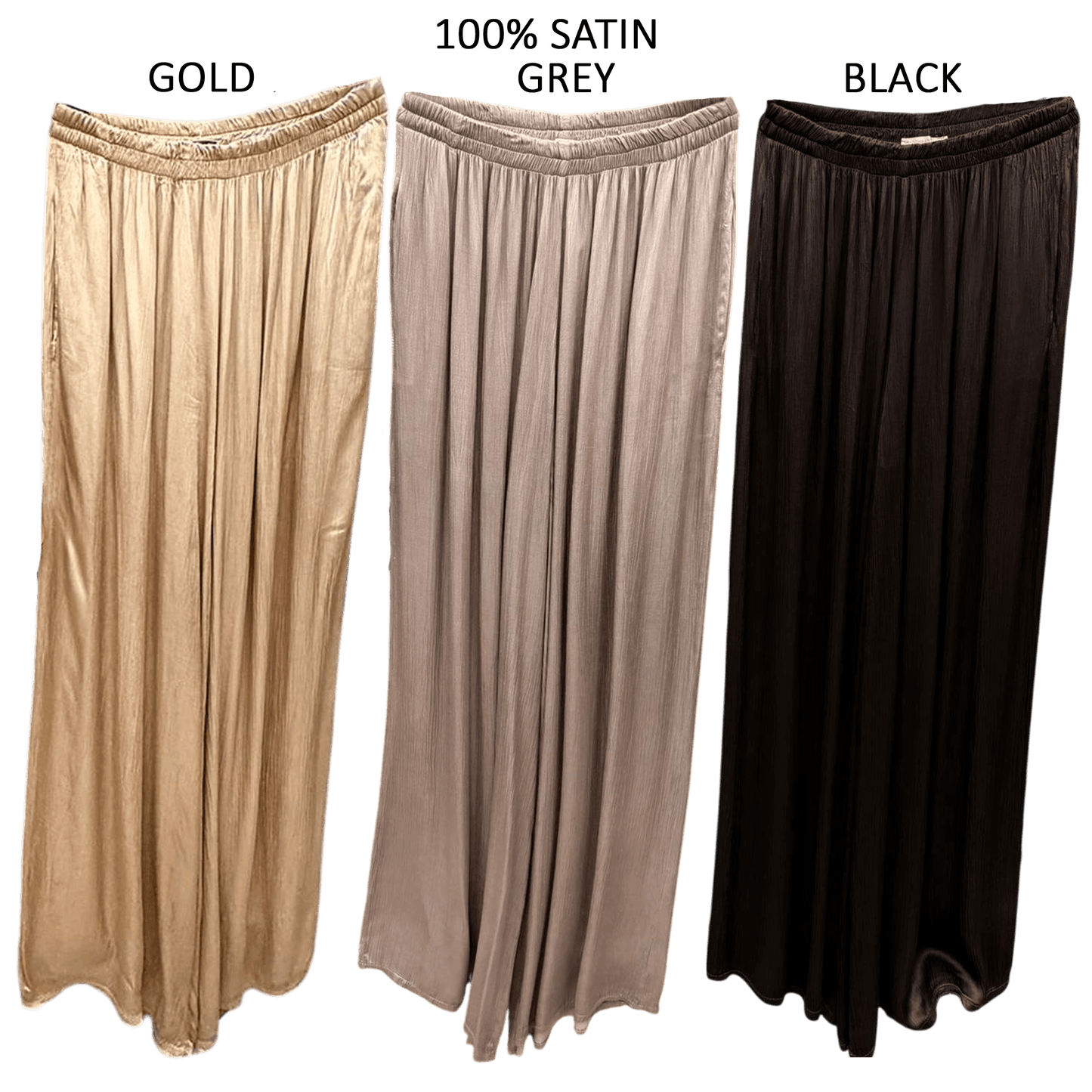 EUGINIE HEAVY SATIN PANTS