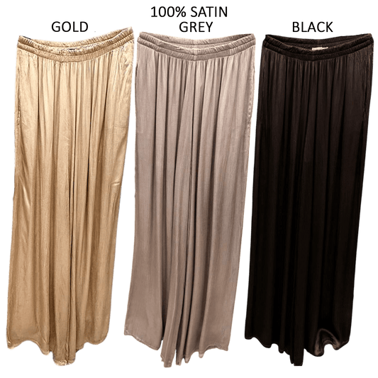 EUGINIE HEAVY SATIN PANTS