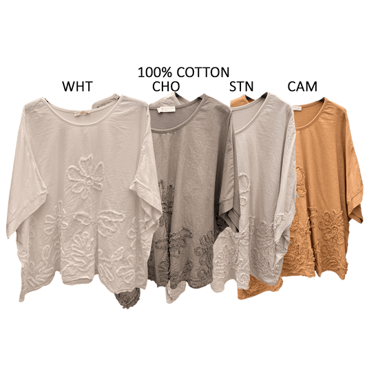 MAHALA COTTON EMB TOP