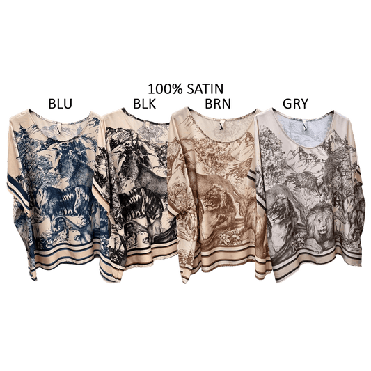 ALIX HEAVY SATIN TOP