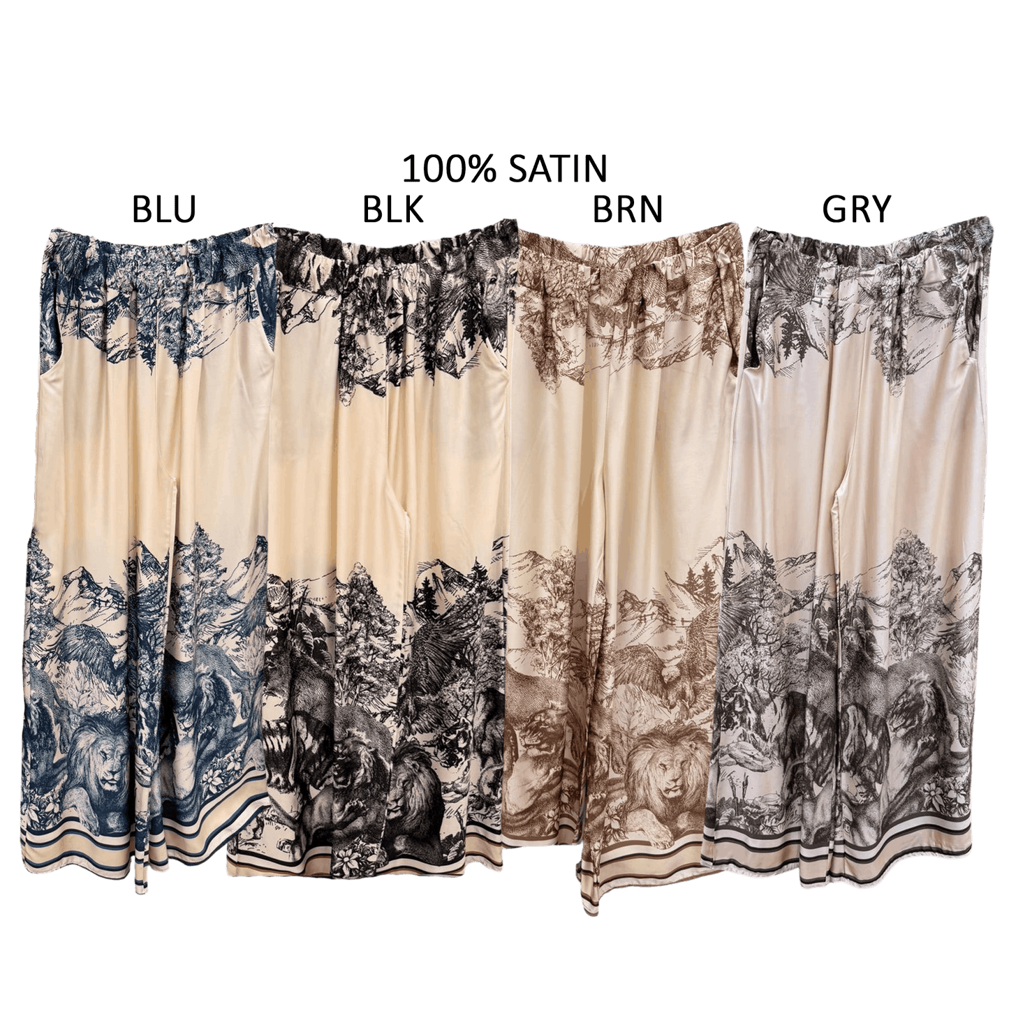 EUPHEMIA HEAVY SATIN PANTS