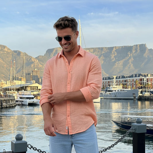 LIAM LINEN MENS SHIRT