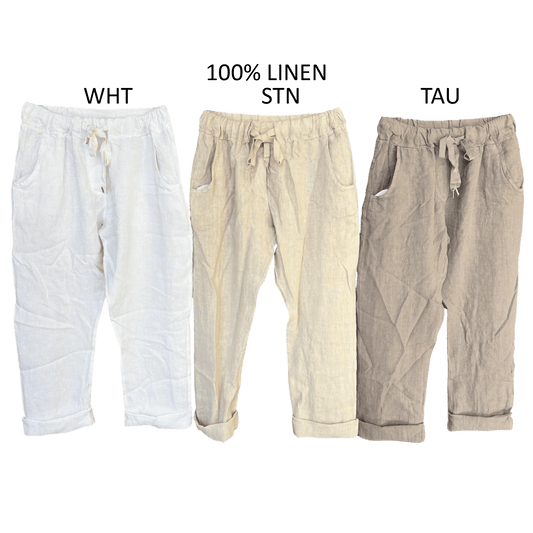 EDNA LINEN PANTS
