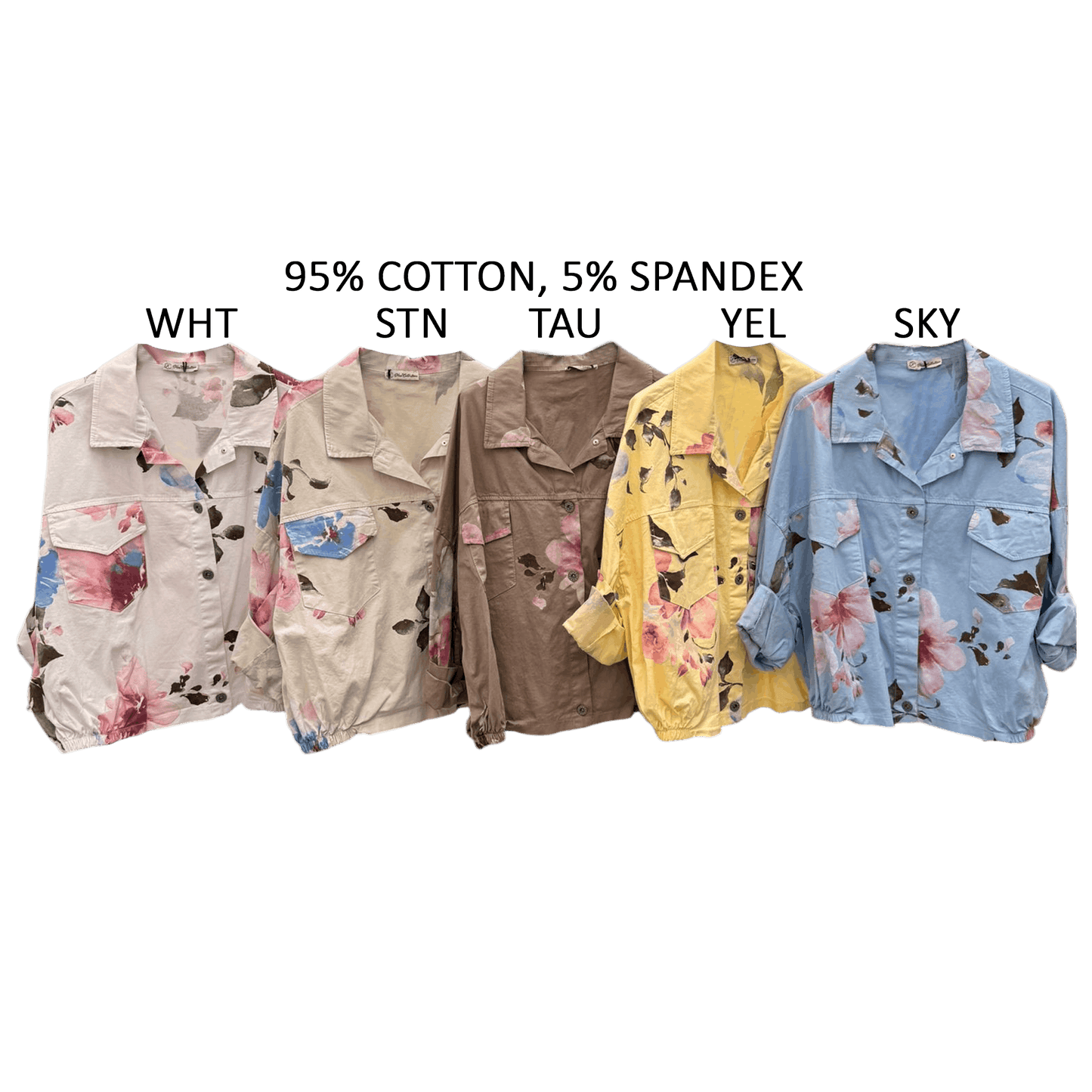FLOSSIE LINEN FLORAL JACKET