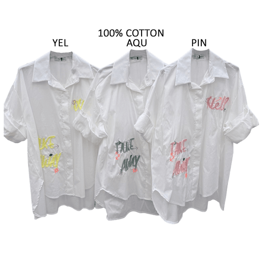 EUNICE COTTON EMB SHIRT