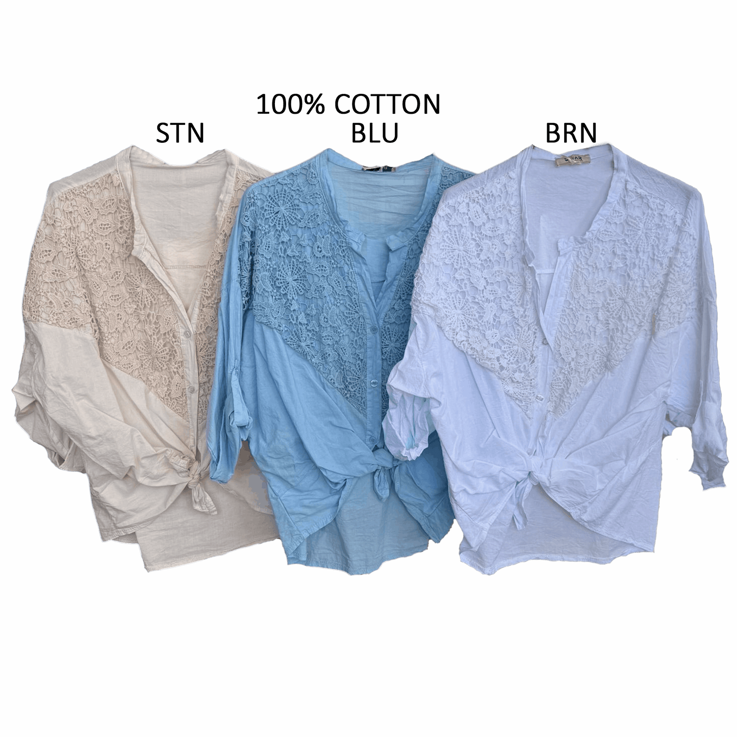 LEONORA COTTON EMB SHIRT