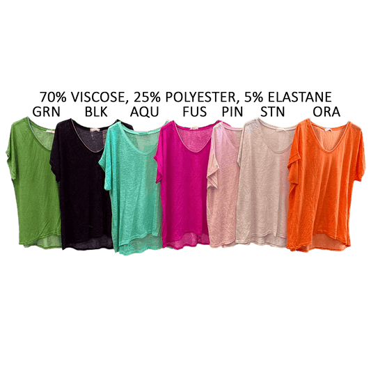 MARJORIE VISCOSE BLEND TOP