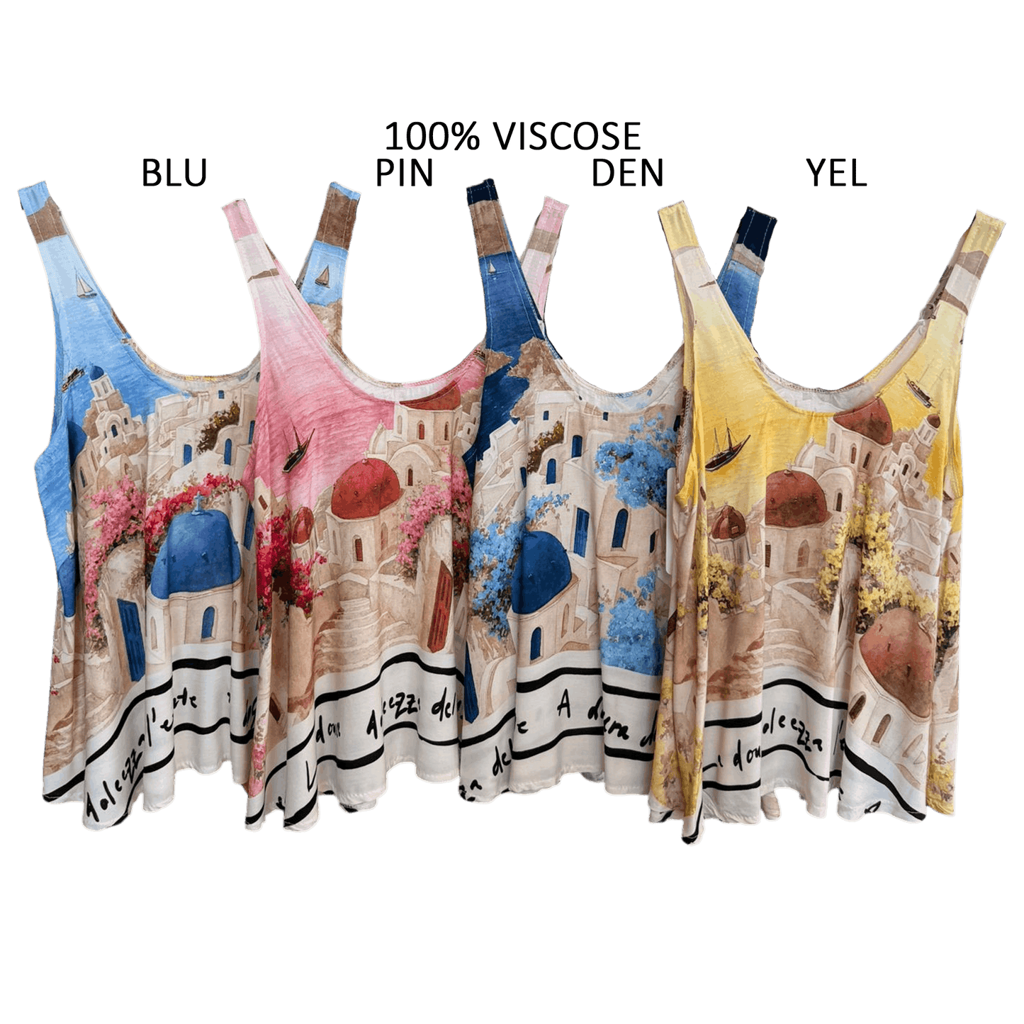 AGATHA VISCOSE ISLAND PRINT VEST