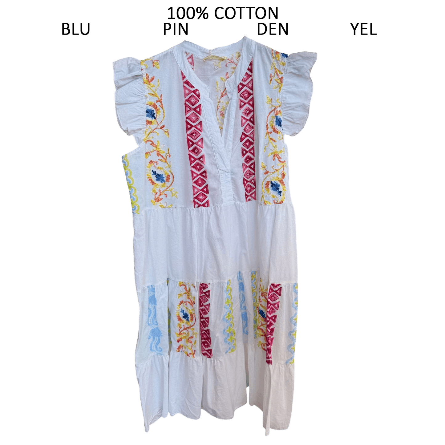 ELLEN COTTON FRILL DRESS