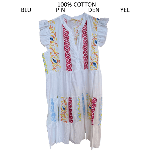 ELLEN COTTON FRILL DRESS