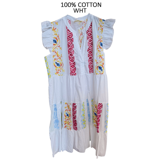 ELLEN COTTON FRILL DRESS