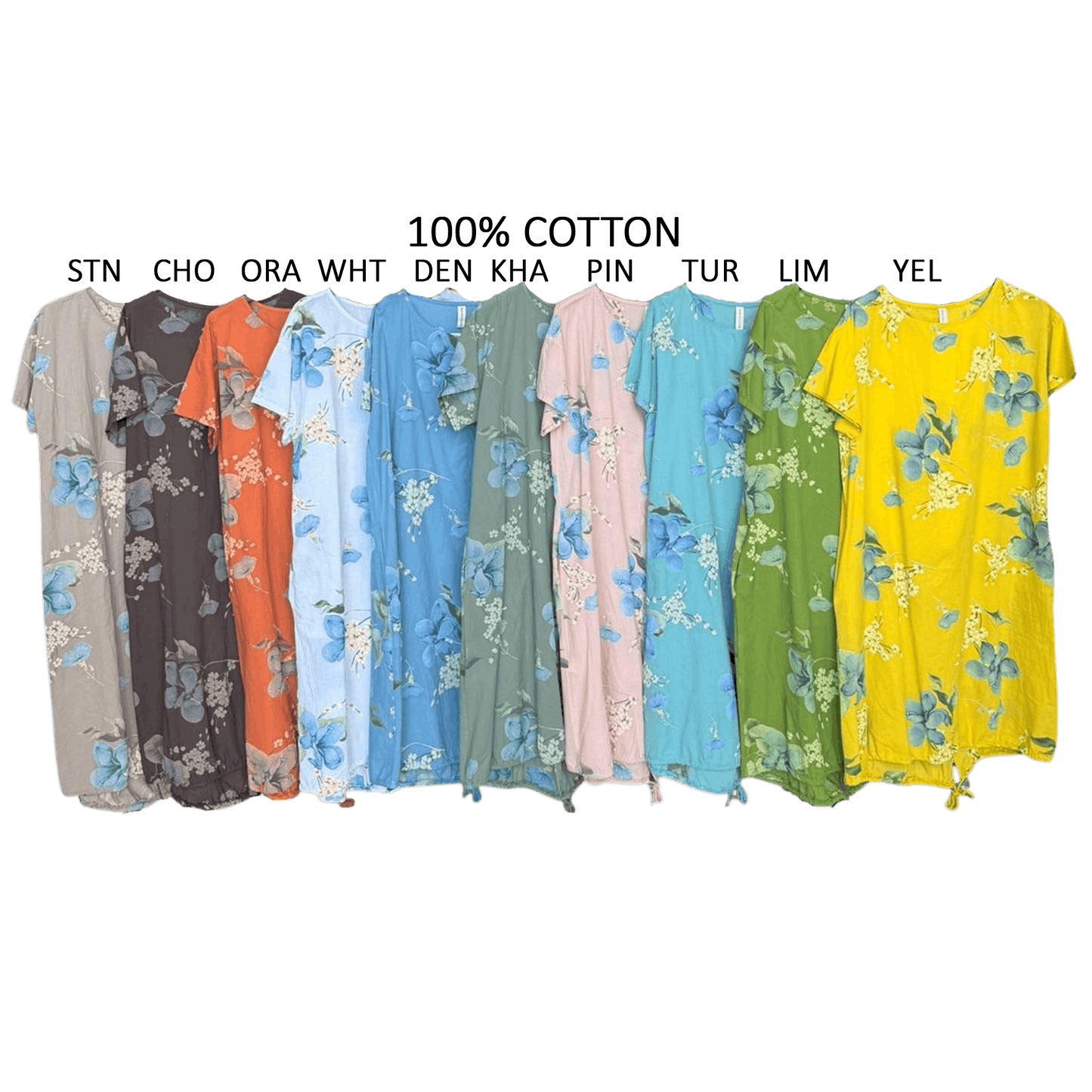 COTTON FLORAL DRESS