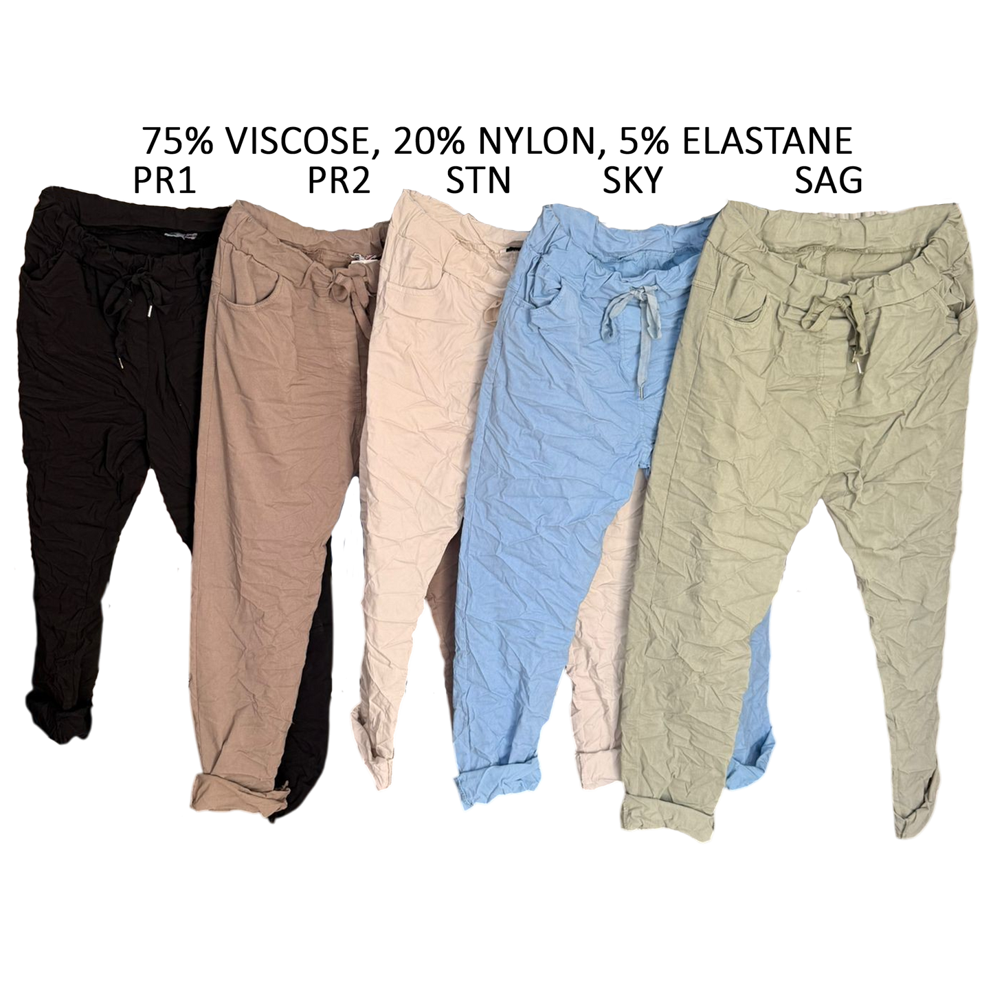 ARMANI COTTON ELASTANE PLUS SIZE PANTS
