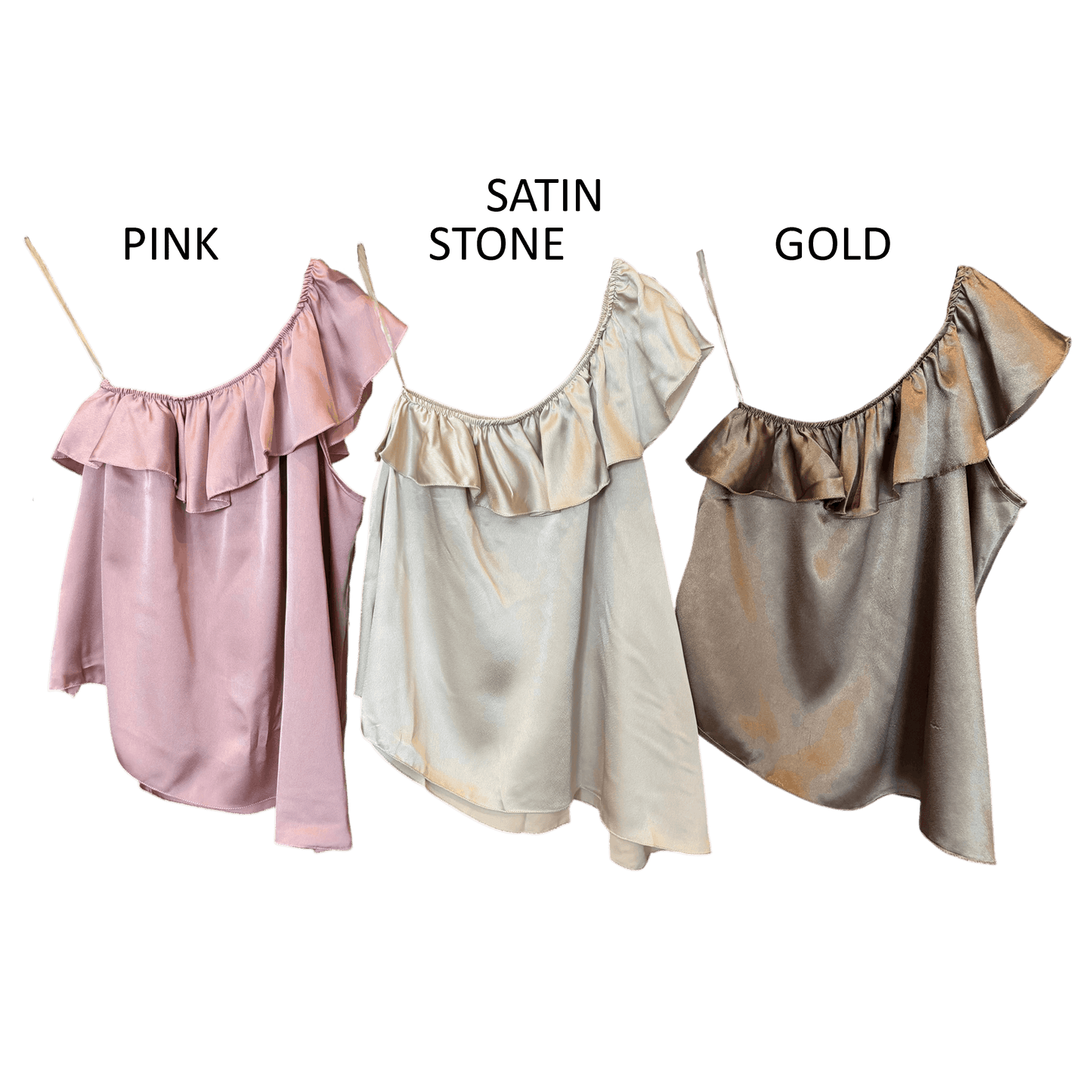 OFF-SHOULDER FRILL TOP