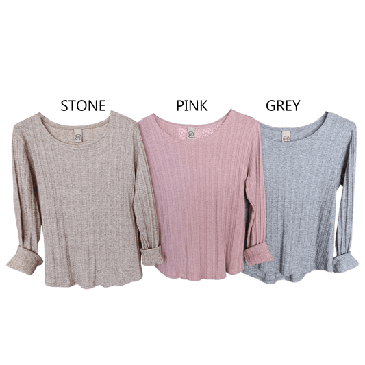 JERSEY KNIT RIB SMALL FIT TOP