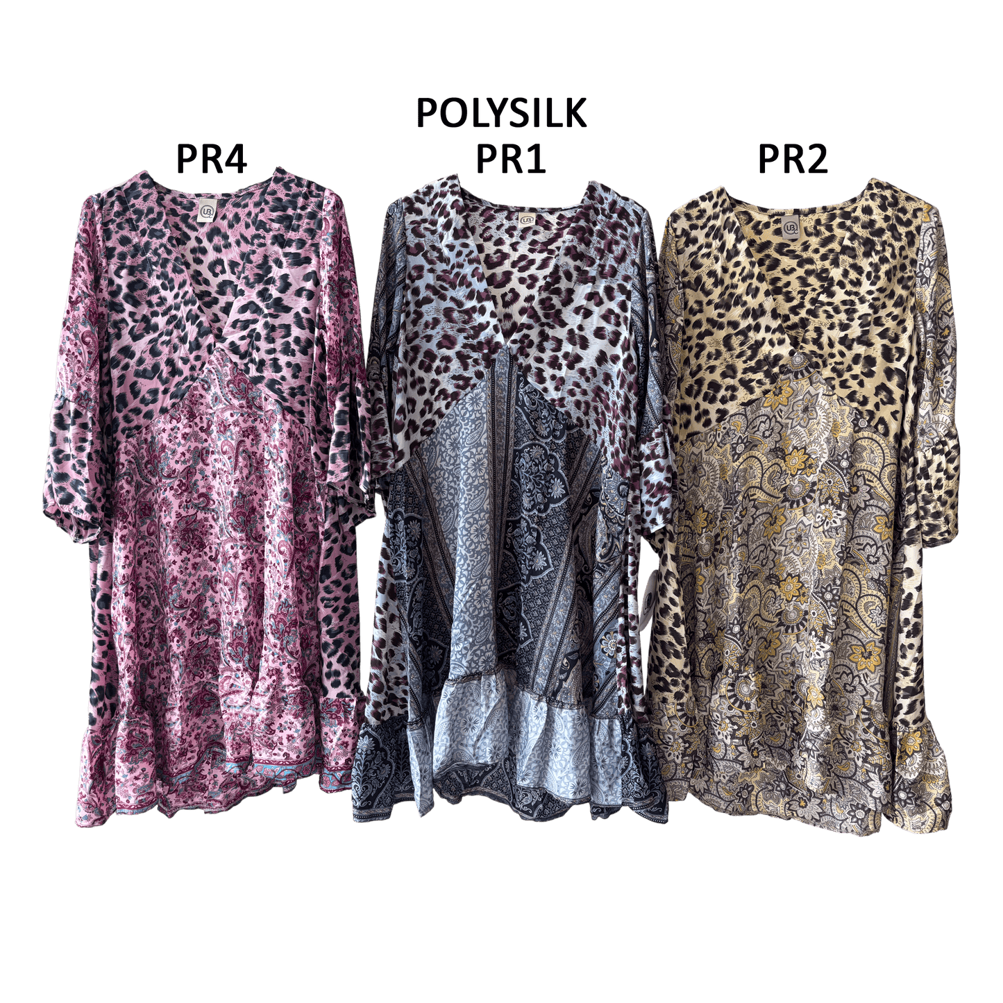 V-NECK PATCH BOHO SHORT DRESS