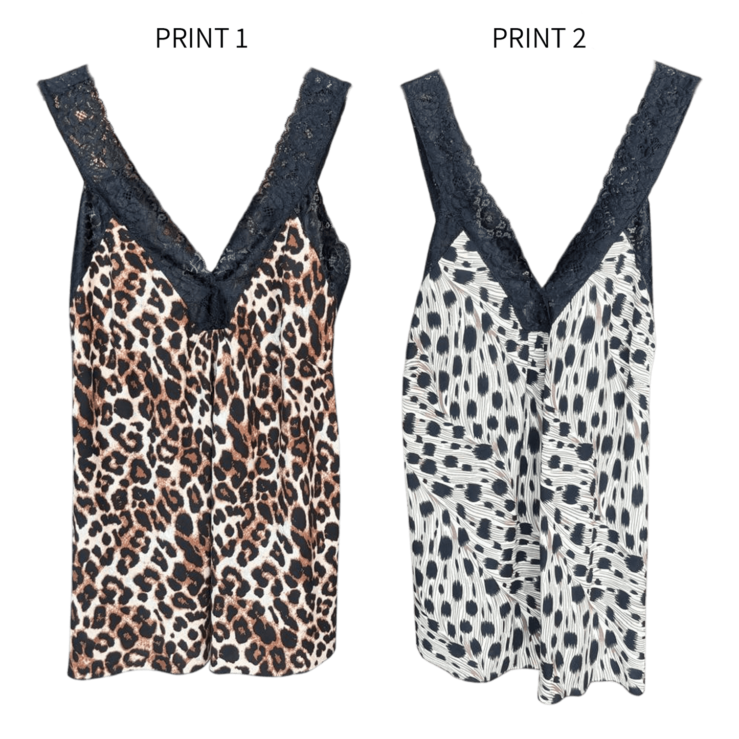 RHIANNA VISCOSE ANIMAL PRINT CAMMIE