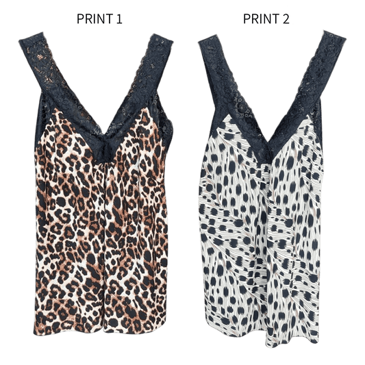 RHIANNA VISCOSE ANIMAL PRINT CAMMIE