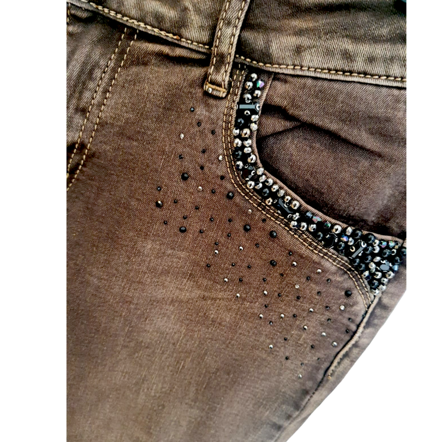 DIAMANTE POCKET JEANS