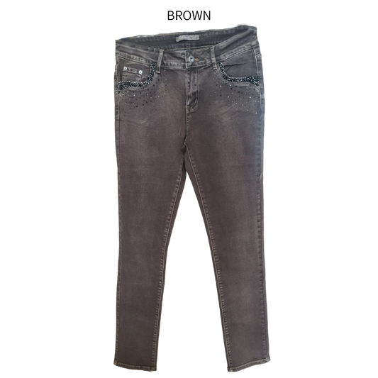 DIAMANTE POCKET JEANS