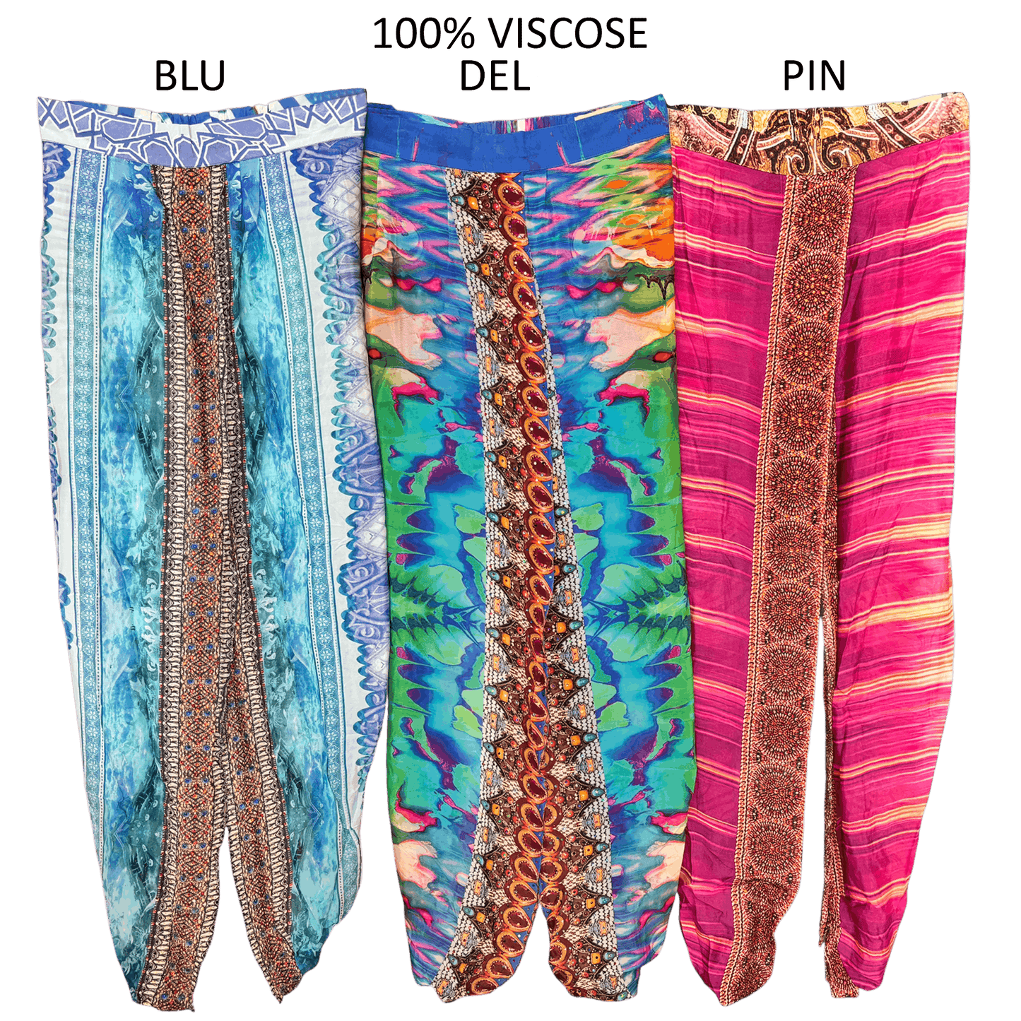 TALOOSHKA EMBELLISHED PRINT PANTS