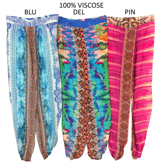 TALOOSHKA EMBELLISHED PRINT PANTS