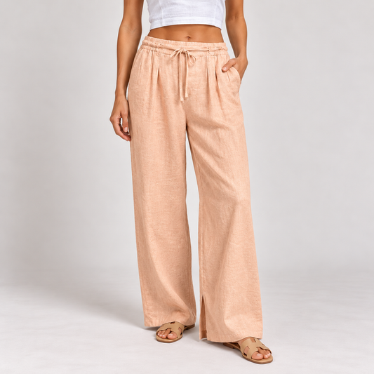 MERIS LINEN PLEATED PULL ON PANTS