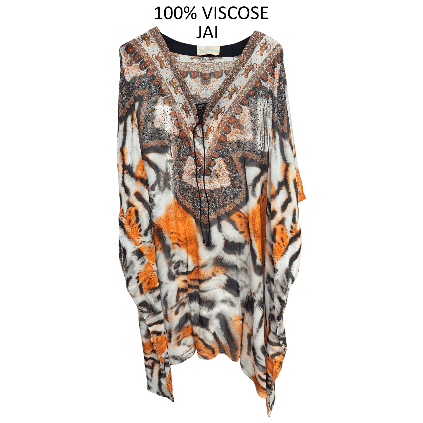 MEDIUM GEORGETTE KAFTAN WITH TIES