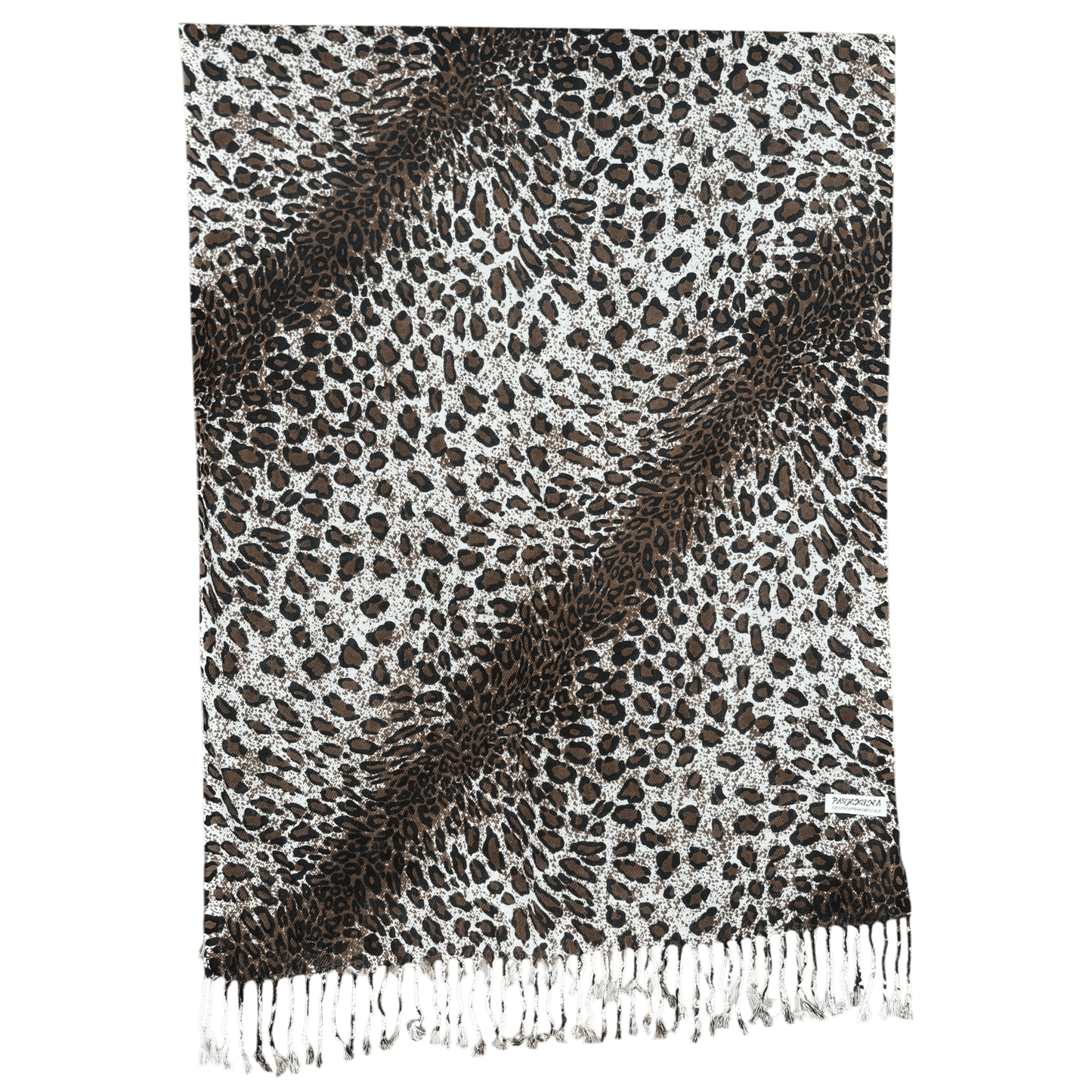 RYLEE SILK BLEND CHEETAH PRINT SCARF 1.8M X 72CM