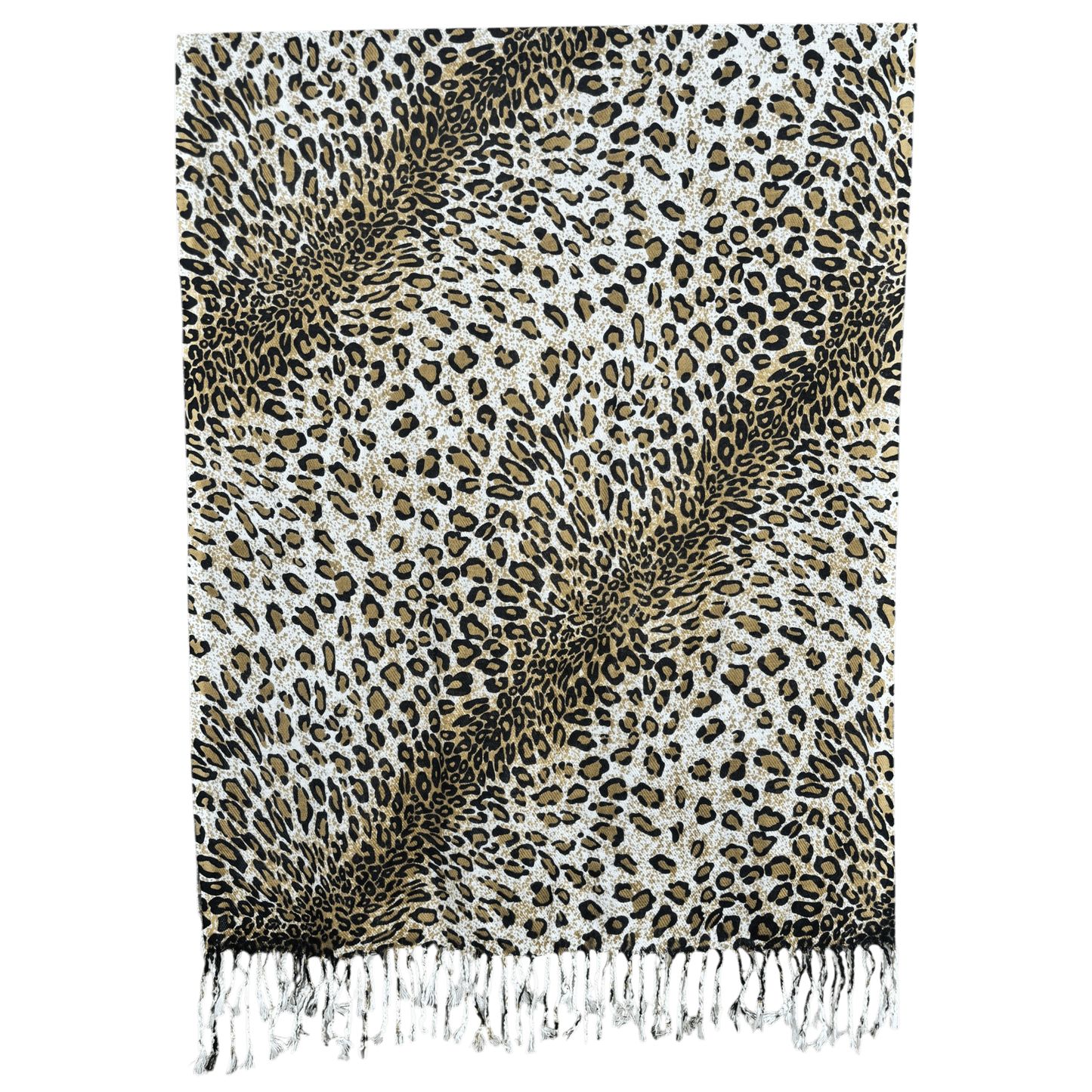 RYLEE SILK BLEND CHEETAH PRINT SCARF 1.8M X 72CM