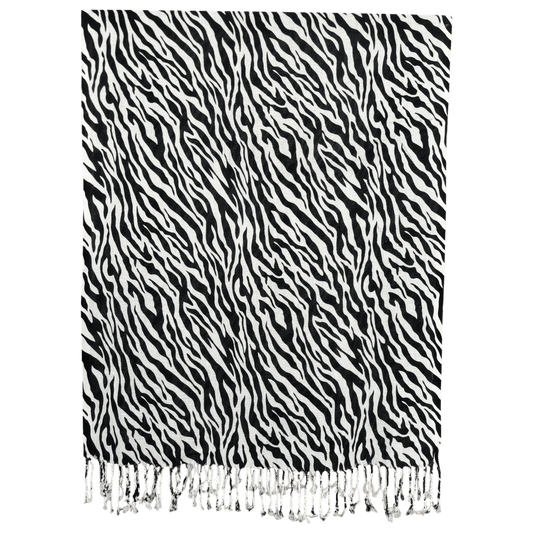 ARYA ZEBRA PRINT SCARF 1.8M X 72CM