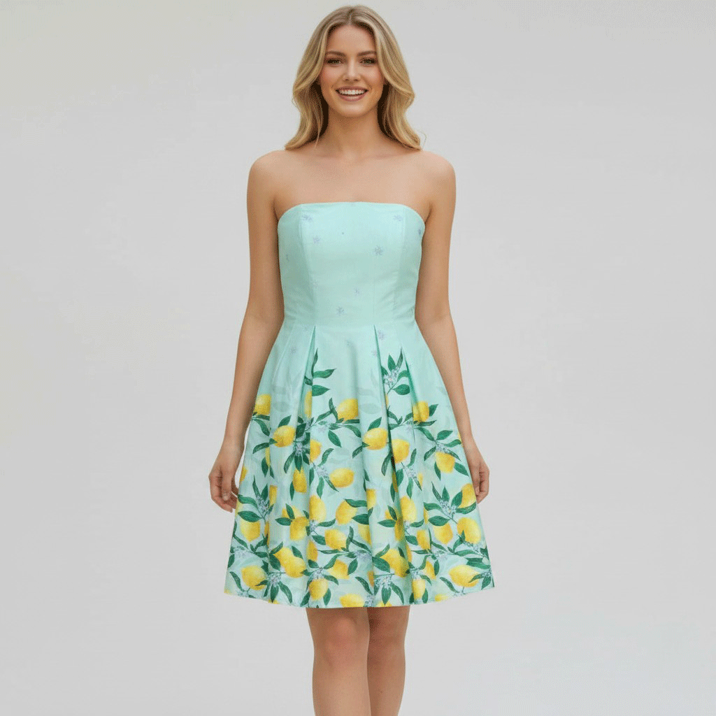 AMBERLYN COTTON BUSTIER DRESS