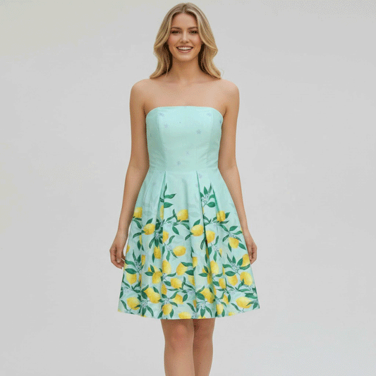 AMBERLYN COTTON BUSTIER DRESS