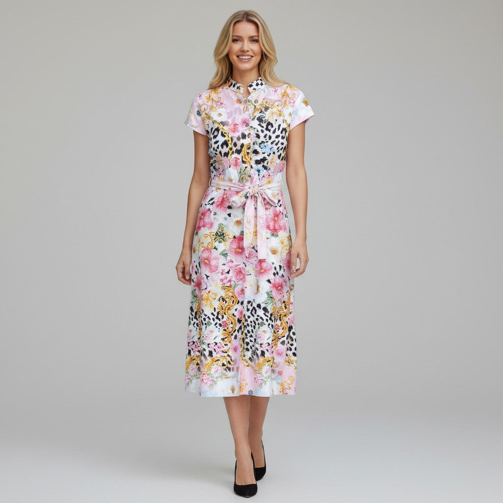 MEGAN SOFT COTTON CAP SLEEVE MAXI DRESS