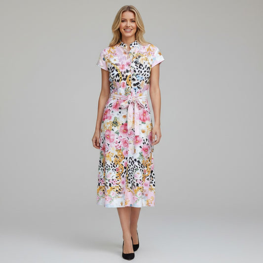 MEGAN SOFT COTTON CAP SLEEVE MAXI DRESS