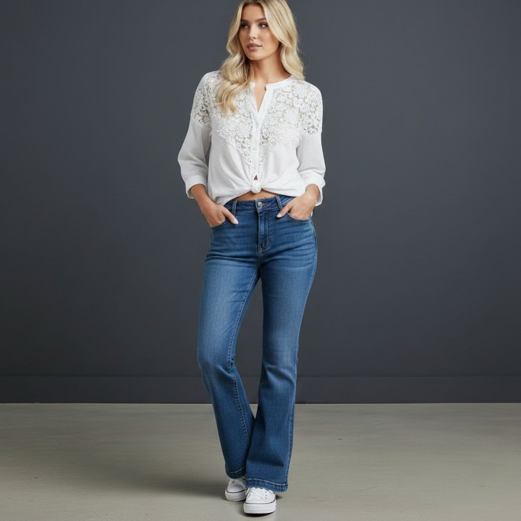 LEONORA COTTON EMB SHIRT