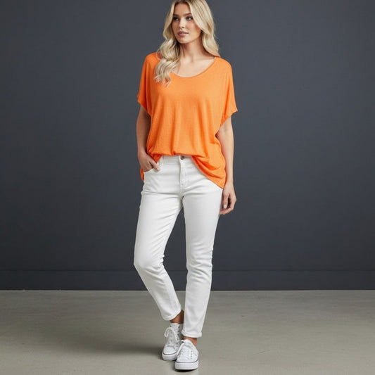 MARJORIE VISCOSE BLEND TOP